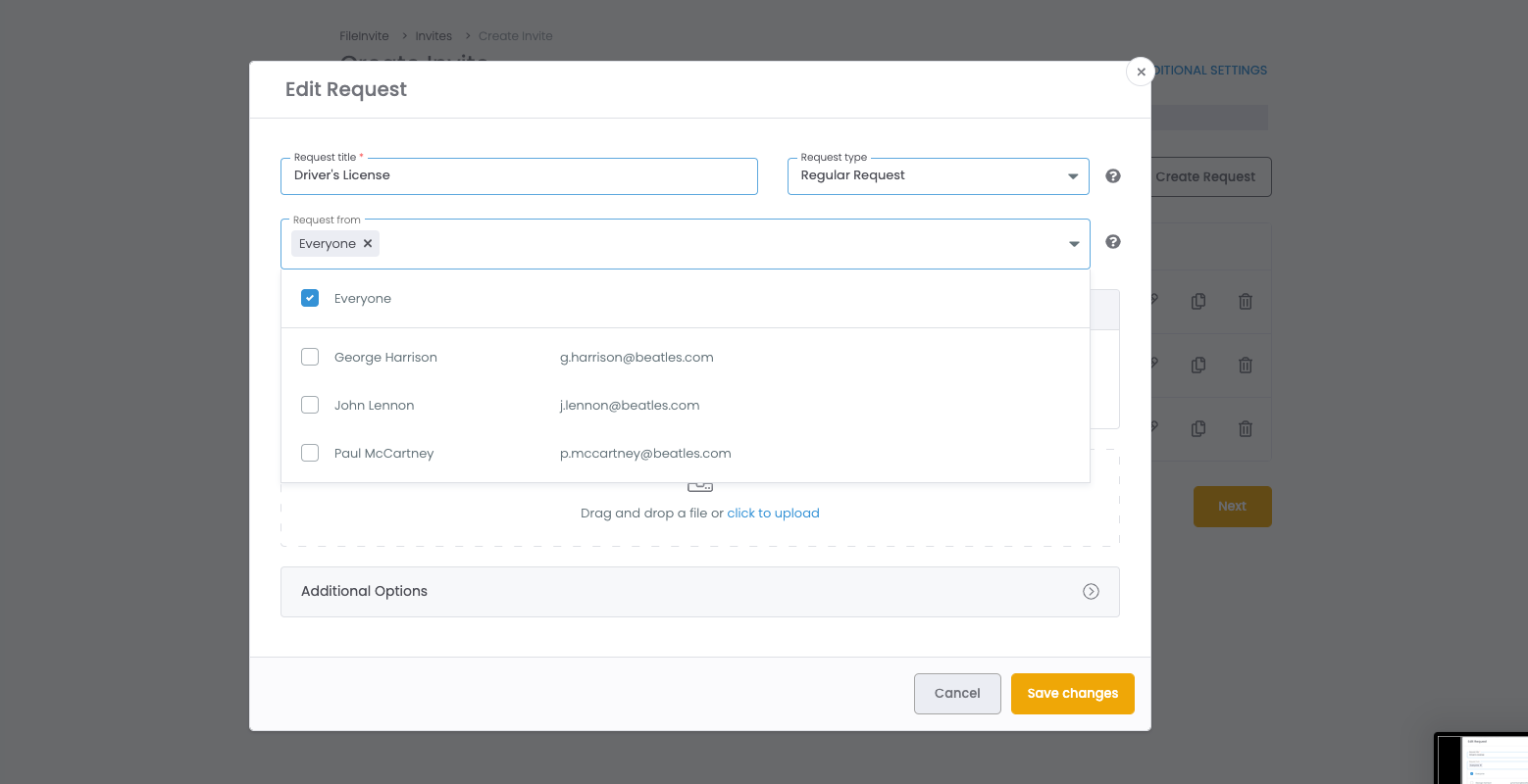 Product Update Now Easier To Send Invites